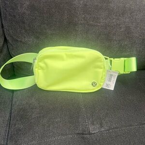Lululemon Athletica Neon Green Crossbody Bag